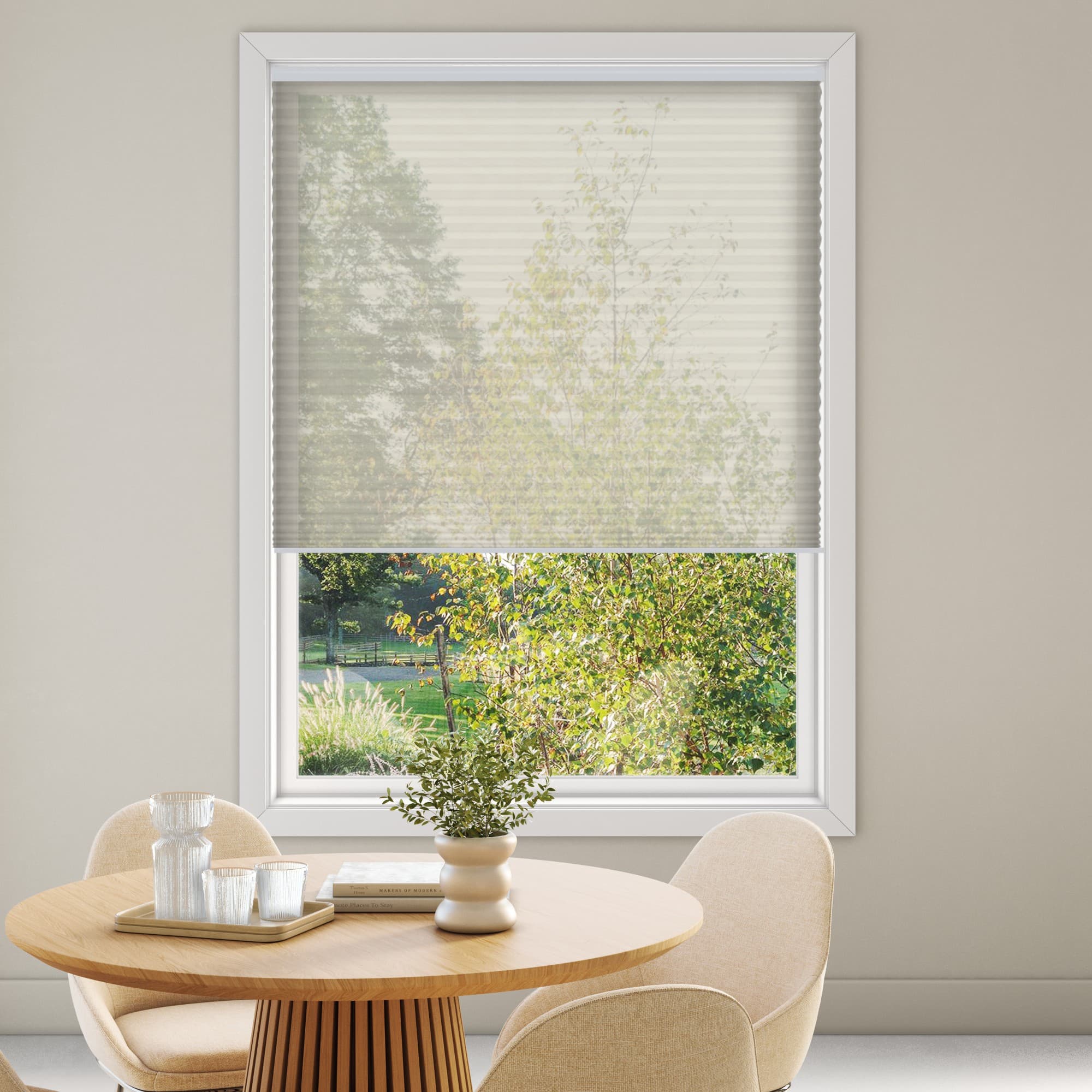 Luna Sheer 6121 Pleated Blind