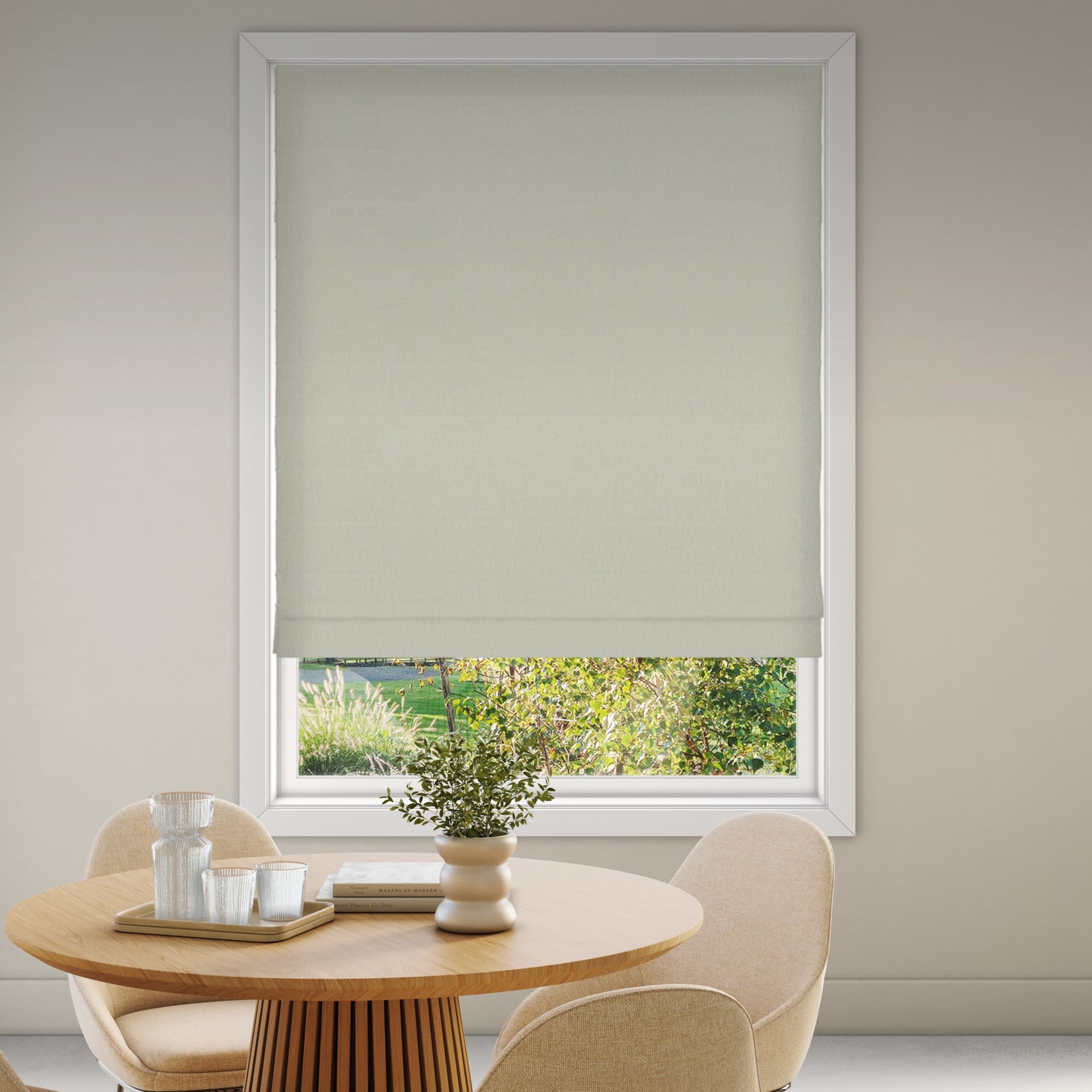 Bordeaux 0026 Roman Blind