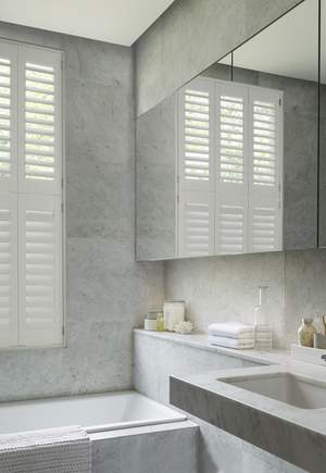 Badkamer shutters