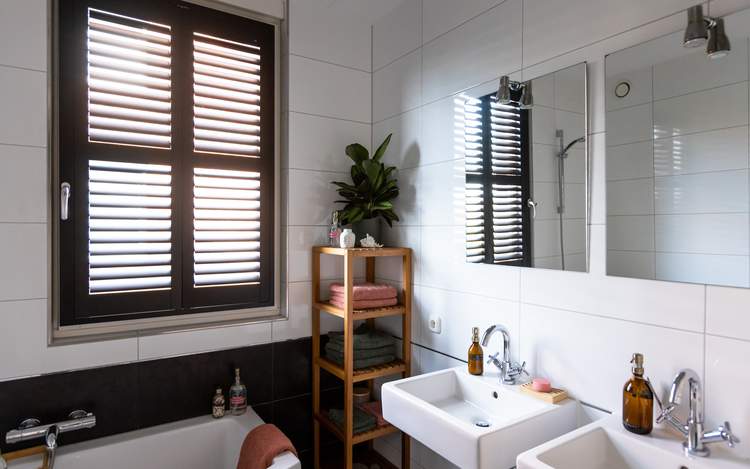 Badkamer shutters