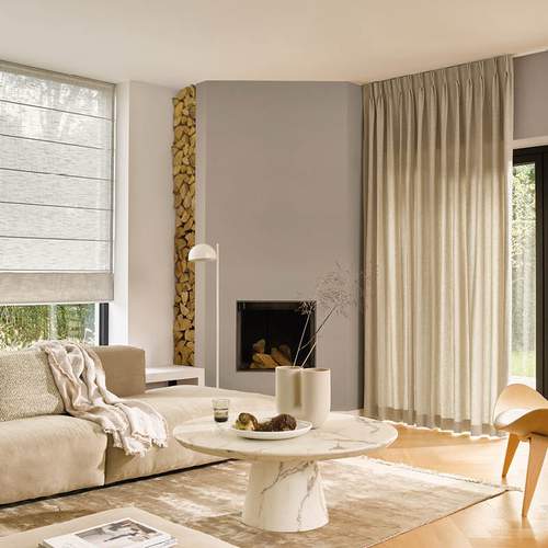 layering : rideaux et stores textiles