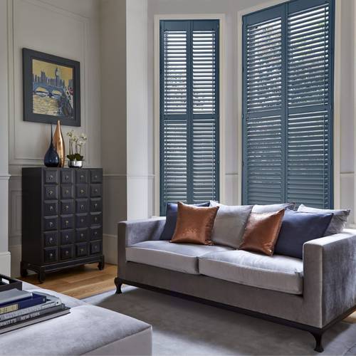 blauwe Shutters