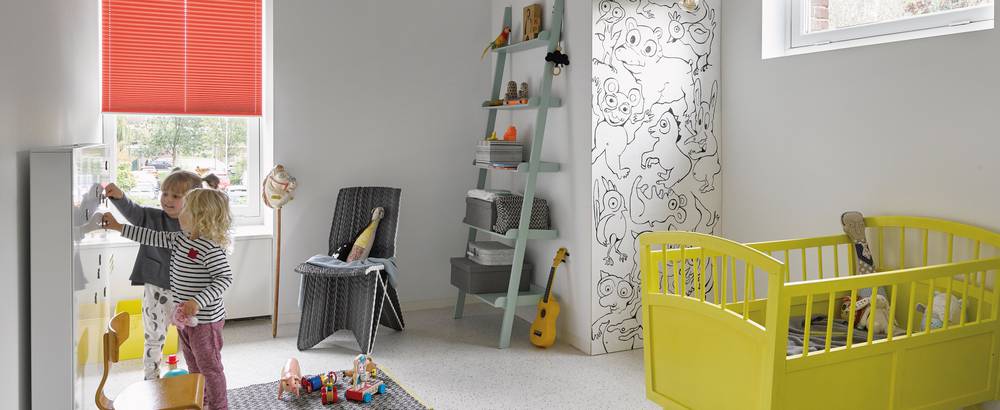 plisse shades - plisse gordijnen kinderkamer