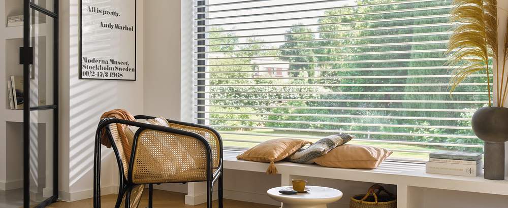 Raamdecoratie woonkamer Silhouette ClearView®