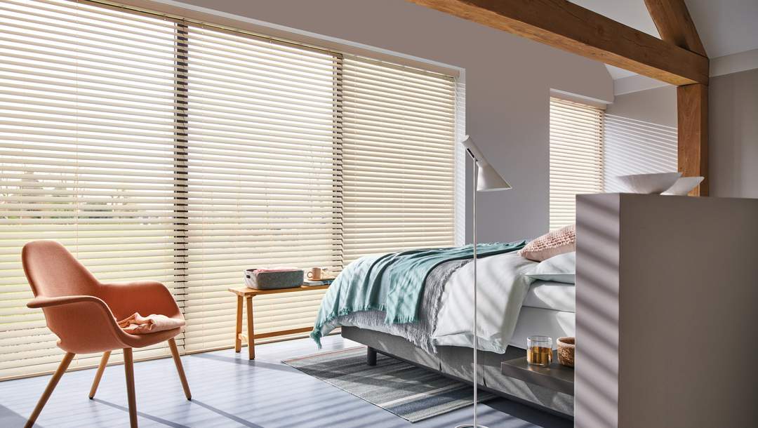 Houten Jaloezieën slaapkamer