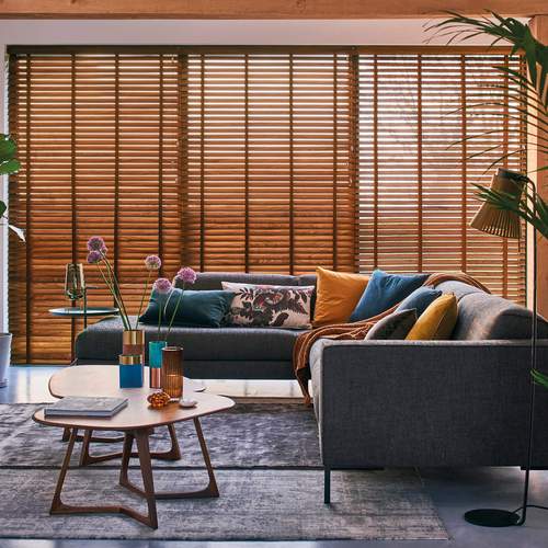 Luxaflex houten jaloezieën