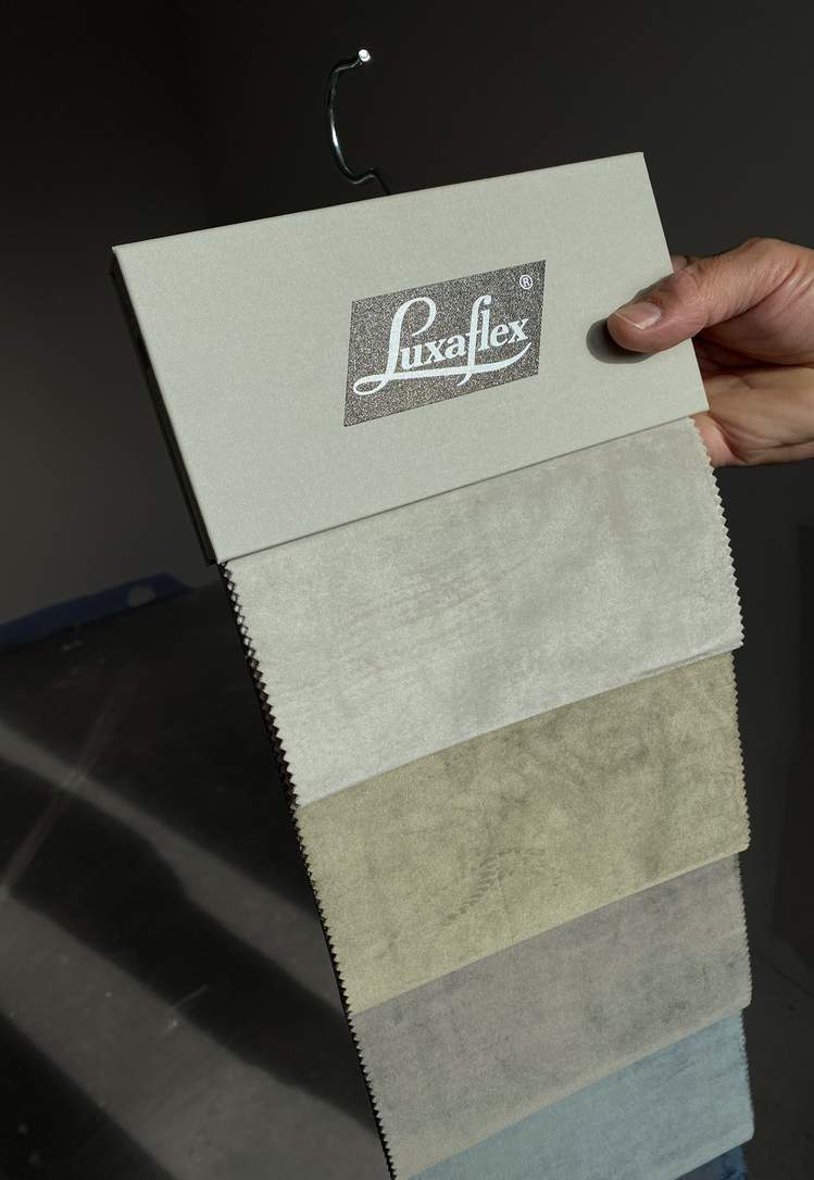 velours Luxaflex® gordijnstoffen