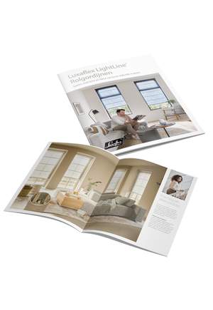 brochure Luxaflex LightLine® rolgordijnen